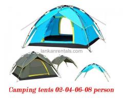 Camping Tents and Gears Rent