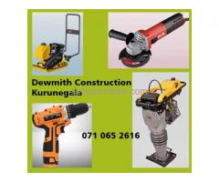 Construction equipment rental Kurunegala